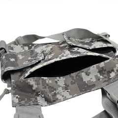 Traveling Lightweight Stab-proof Biking Vest Fashion Radio Chest Harness Chest Front Pack Pouch Holster Hiking Vest  high-quality Multifunctional Adaptive Vest Heavy Version Quick Release Training Vest