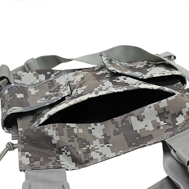 Traveling Lightweight Stab-proof Biking Vest Fashion Radio Chest Harness Chest Front Pack Pouch Holster Hiking Vest  high-quality Multifunctional Adaptive Vest Heavy Version Quick Release Training Vest