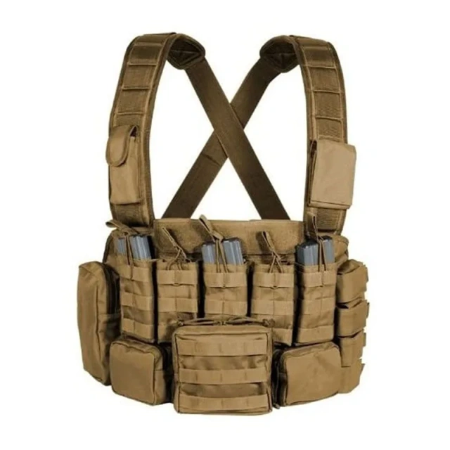 Hot Selling Wear-Resistant Tactical Vest Lightweight Training Chest Rig Vest Top Quality Tactical Hunting Vest  Assault Vest for Hunting Training outdoors Breathable Vest lightweight Outdoor Sports Vest