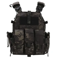 Wholesale Customized High Quality Game Tactical Vest Camo Chest Vest for Outdoors Breathable Multifunctional Tactical Vest  Breathable sports equipment Training multifunctional Vest Lightweight Camouflage Vest