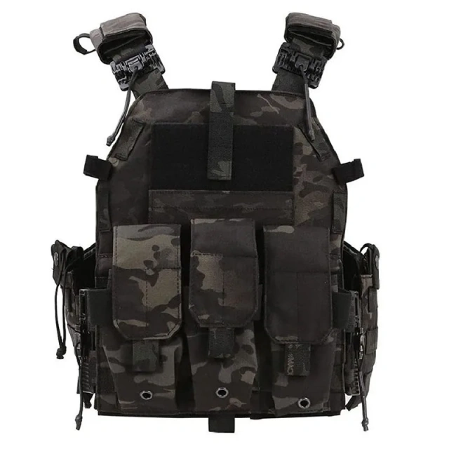 Wholesale Customized High Quality Game Tactical Vest Camo Chest Vest for Outdoors Breathable Multifunctional Tactical Vest  Breathable sports equipment Training multifunctional Vest Lightweight Camouflage Vest