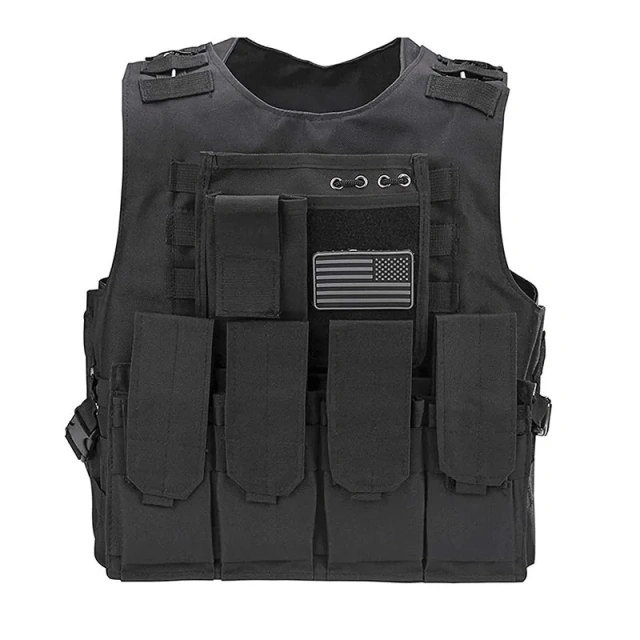 Hot Sale High Quality Training Hunting Vest for Outdoors Breathable Training Vest Adjustable Training Vest  Training Assault Vest Outdoor Multi-Function EVA Thick Guard Vest anti-friction stab-proof Vest