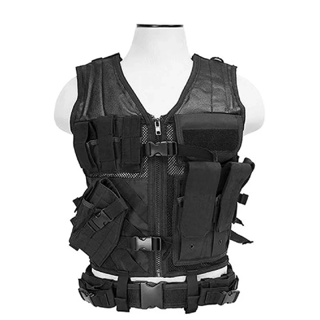 Hot Sale Durable Breathable Tactical Equipment Vest Outdoors Tactical Training Vest Adjustable Hunting Training Vest  Adjustable Hot selling high quality professional Training Chest Rig Vest Wear-resistant Vest