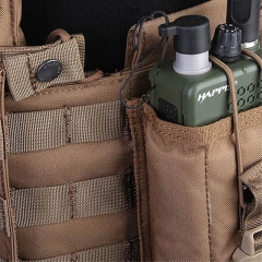 Adjustable Water Repellent Training Wear-resistant Outdoors Breathable Paintball Training Outdoor Activities Vest  Adjustable high-quality Training Vest Enhanced Triple Front Panel Training Vest Waterproof Wear-resistant Training Weight Vest Tough Nylon