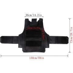 Customized Tactical Equipment Training Vest Outdoor Protective Tactical Vest High Quality Hunting Vest Waistcoat  Weighted Vest Removable Iron Weights Men and Women multifunctional Calisthenics and Fitness Sport Training vest