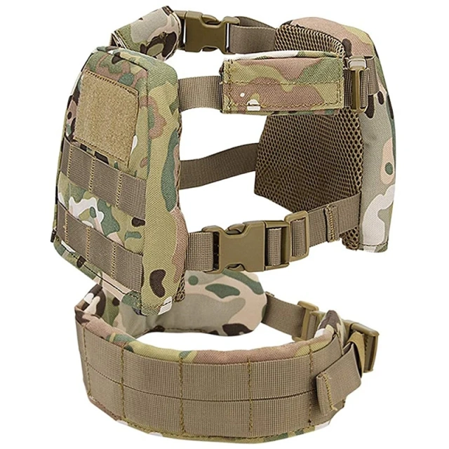 Hot Selling Lightweight Durable Tactical Vest Wear-Resistant Tactical Training Vest Wear-Resistant Outdoor Tactical Vest  high-quality Training Vest Lightweight Camouflage Loaded Vest sports equipment Training Vest