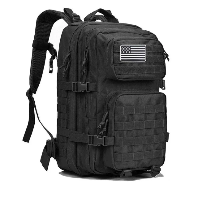 Assault Backpack 3 Day Assault Package 42L Practical Backpack Hiking Camping Backpacking Hiking Hunting  Digital Camouflage Luggage Bag Heavy Duty Military Training Handbag Shoulder Strap Range Bag