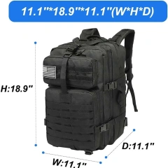 Practical Assault Backpack Large Training Assault Bag Outdoor Fishing and Hunting Bag Camping Hiking Backpack Military Training Military Backpack Waterproof Military Bag Backpack Travel Backpack