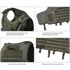 Outdoor Wholesale Tactical Equipment Vest Outdoors Breathable Training Vest High Quality Training Wear-resistant Tactical Vest  Adjustable Weighted Plates Men Workout Training vest Training durable outdoors vest