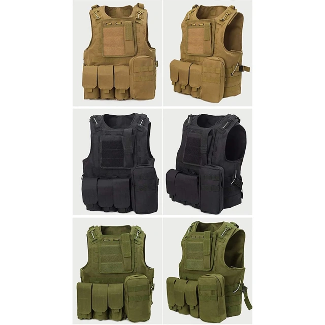 Hot Selling Hunting Tactical Vest Outdoors Breathable Hunting Vest High Quality Tactical Training Vest  Hot selling Breathable Training Chest Rig Vest Outdoor waterproof multifunctional Vest