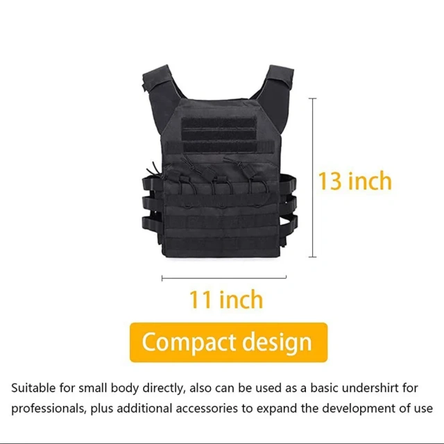 Multifunctional Training Vest for Outdoors Adjustable Tactical Vest Lightweight Breathable Assault Training Vest  outdoors Breathable Paintball Training Vest outdoors waterproof Training Sports Vest