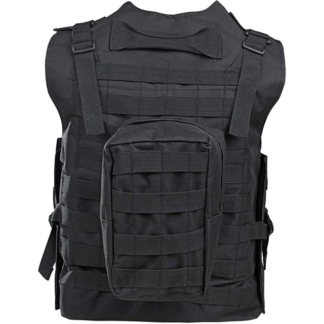 Hot Sale High Quality Training Hunting Vest for Outdoors Breathable Training Vest Adjustable Training Vest  Training Assault Vest Outdoor Multi-Function EVA Thick Guard Vest anti-friction stab-proof Vest