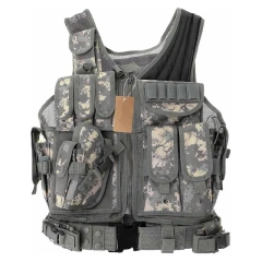 High Quality Tactical Training Vest Outdoors Breathable Assault Vest for Training Adjustable Tactical Hunting Vest  Hot selling Lightweight Outdoor Ultra-Light Training Chest Rig Vest waterproof stab-proof vest