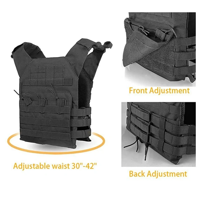 Multifunctional Training Vest for Outdoors Adjustable Tactical Vest Lightweight Breathable Assault Training Vest  outdoors Breathable Paintball Training Vest outdoors waterproof Training Sports Vest