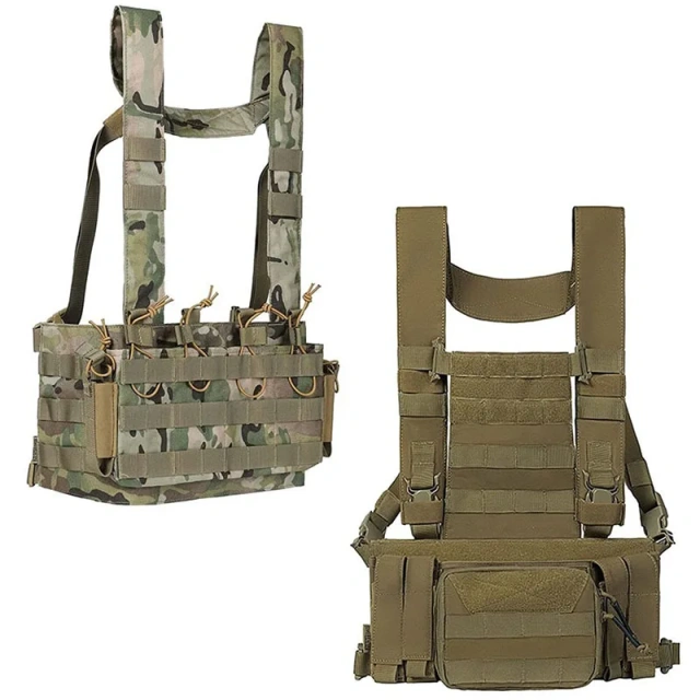Best Selling Premium Training Vest for Outdoors Breathable Tactical Chest Rigs Good Quality Training Tactical Vest   Training Chest Rig outdoors Breathable Vest for Men stab-proof sports equipment security vest