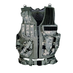 Wear-resistant Lightweight Adjustable Outdoors Breathable Training Durable High Quality Zippers Sports Vest   Outdoors durable Training Vest Chest Rig Durable Waterproof Wear-resistant  vest  Hot selling Waterproof Training Back Panel Chest Rig Vest water