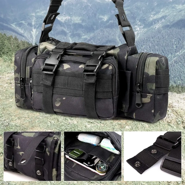Men's Practical Assault Backpack Hunting Hiking Bag Large Assault Equipment Backpack Military Utility Backpack Bag Multipurpose Outdoor Backpack Travel Military Training Bag