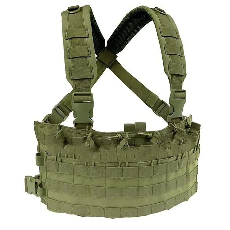 Heavy Duty Outdoors Training Vest Adjustable Tactical Hunting Vest for Training Durable Tactical Assault Vest  Training Weighted Fitness Workout Vest Lightweight Resistant Nylon Adjustable Training Vest