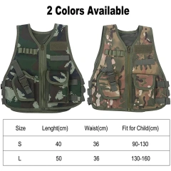 Wholesale Outdoor Fashionable Sports Camouflage Training Vest with Multi Pocket Wear-resistant Hiking Waistcoat  Hot selling Multifunctional Lightweight Training Vest Breathable Wear-resistant Vest