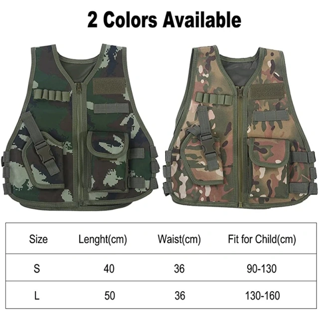 Wholesale Outdoor Fashionable Sports Camouflage Training Vest with Multi Pocket Wear-resistant Hiking Waistcoat  Hot selling Multifunctional Lightweight Training Vest Breathable Wear-resistant Vest