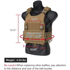 Wholesale High Quality Assault Vest for Hunting Durable Outdoors Wear-resistant Breathable Training Thickened Tactical Vest high-quality Training Adjustable Weighted Vest Wear-resistant Lightweight stab-proof Vest