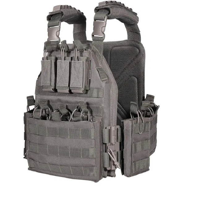 Hunting Training Outdoor Carrier Vest Outdoor Training Vest  Pouches Camouflage Training Vest Durable Waterproof multifunctional Vest     Training outdoors Breathable Paintball Vest fashion Training equipment