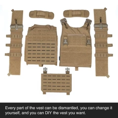Wholesale High Quality Assault Vest for Hunting Durable Outdoors Wear-resistant Breathable Training Thickened Tactical Vest high-quality Training Adjustable Weighted Vest Wear-resistant Lightweight stab-proof Vest