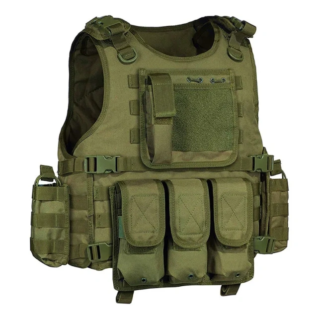 Top Selling Waterproof Training Hunting Vest Outdoors Tactical Hunting Vest Breathable Tactical Vest for Assault  Training Breathable Protective Vest Outdoor Lightweight Assault Adjustable Low Enforcement Vest