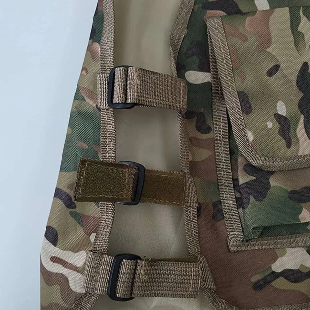 Durable Outdoor Wholesale Adjustable Children Training Vest Outdoor Tactical Vest Multifunctional Wear-Resistant Training Vest  Hot selling Wear-resistant Training Vest Lightweight Camouflage durable lightweight Vest