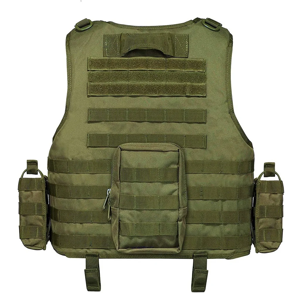 Top Selling Waterproof Training Hunting Vest Outdoors Tactical Hunting Vest Breathable Tactical Vest for Assault  Training Breathable Protective Vest Outdoor Lightweight Assault Adjustable Low Enforcement Vest