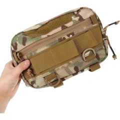 Sports Tactical Chest Rig Bag Utility Tactical Chest Pack Rig with Pouch Outdoor Breathable Chest Tactical Vest for Sports  Tactical Chest Rig Adjustable Detachable Molle Chest Rigs with Mag Pouch Camouflage Tactical Vest Chest Rig
