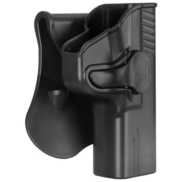This tactical holster is specially and uniquely designed for hunting shooting It can demonstrate practical performance even in complex and harsh environments significantly enhancing comfort during use