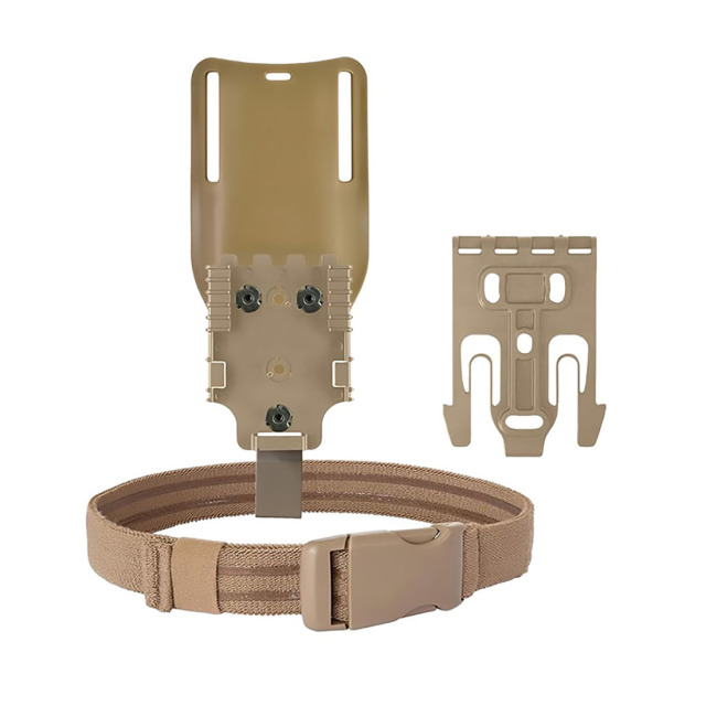 Wholesale Promotional Tactical Kydex Holster Quick-Release Polymer Tactical Thigh-Mounted Tool Pouch Holder Tactical Personal Defense Equipment MOLLE It is durable quickly detachable and lightweight