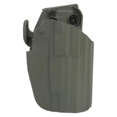 It features universal belt fastening for Tactical Kydex Holster quick tightening release with durable materials ensuring long service life an ideal choice for tactical equipment enthusiasts who pursue