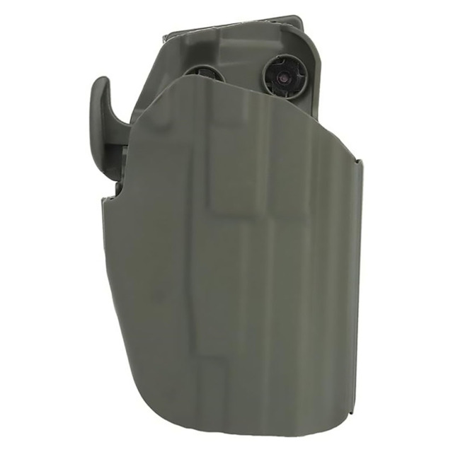 It features universal belt fastening for Tactical Kydex Holster quick tightening release with durable materials ensuring long service life an ideal choice for tactical equipment enthusiasts who pursue