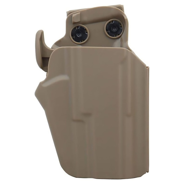 Lightweight Kydex Holster Automatic Card-Retracting Holster Durable Polymer with Quick-Draw Release Specifically designed for tactical hunting these holsters are ideal for shooting tactical scenario