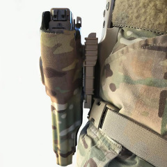 Wholesale Promotional Tactical Kydex Holster Quick-Release Polymer Tactical Thigh-Mounted Tool Pouch Holder Tactical Personal Defense Equipment MOLLE It is durable quickly detachable and lightweight