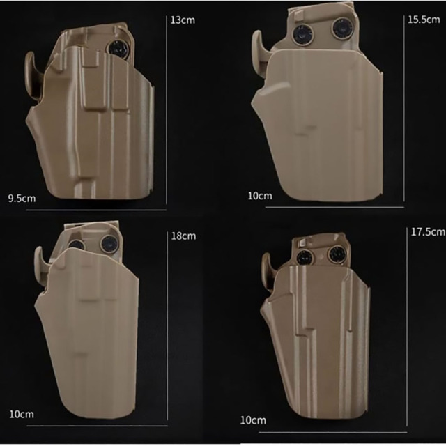 Lightweight Kydex Holster Automatic Card-Retracting Holster Durable Polymer with Quick-Draw Release Specifically designed for tactical hunting these holsters are ideal for shooting tactical scenario