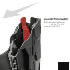 Tactical Kydex Holster right-handed nylon specially designed for shooting outdoor Holster Made of durable nylon material it ensures long-term use features stylish multi-functional design that support