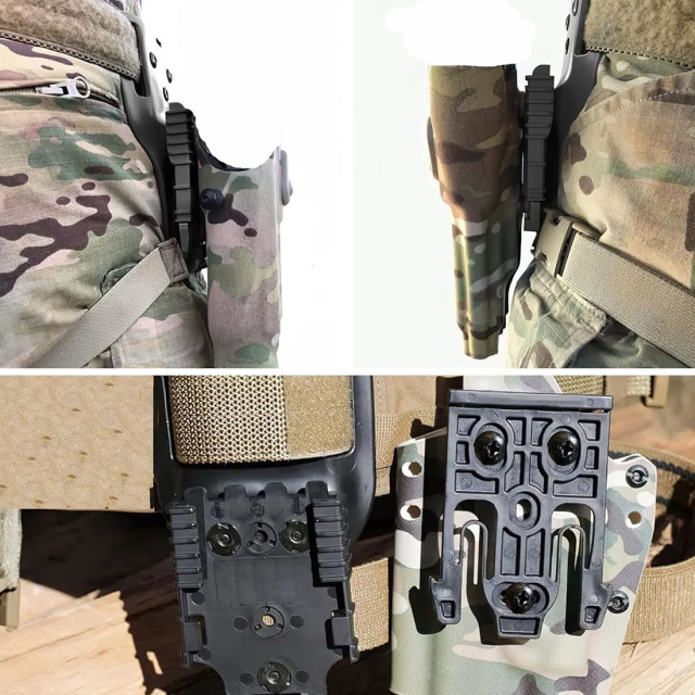 Kydex Holster is specially designed for hunting outdoor sports adopt high-quality polymer material combined with a lightweight structure provides reliable protection while ensuring comfortable wearing