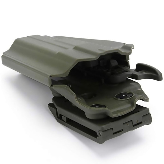 Leg-Mounted Tactical Kydex Holster Platform Quick-Locking System with Universal Portable Paddle Adapter Belt Loop Versatile Various Scenarios Enhance the overall practicality comfort of the equipment