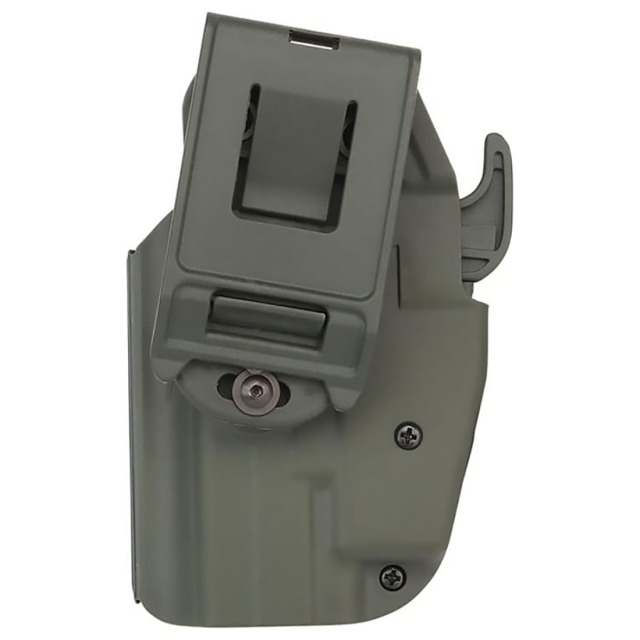 It features universal belt fastening for Tactical Kydex Holster quick tightening release with durable materials ensuring long service life an ideal choice for tactical equipment enthusiasts who pursue