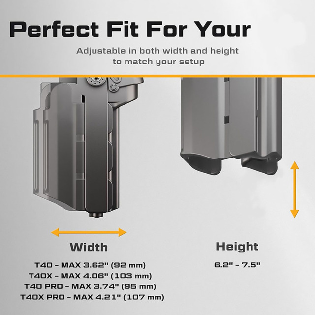 This tactical Kydex holster set is specially designed for complex hunting tactical scenarios Its durable structure ensures long service life and guarantees stability and precision Daily wear-resistant