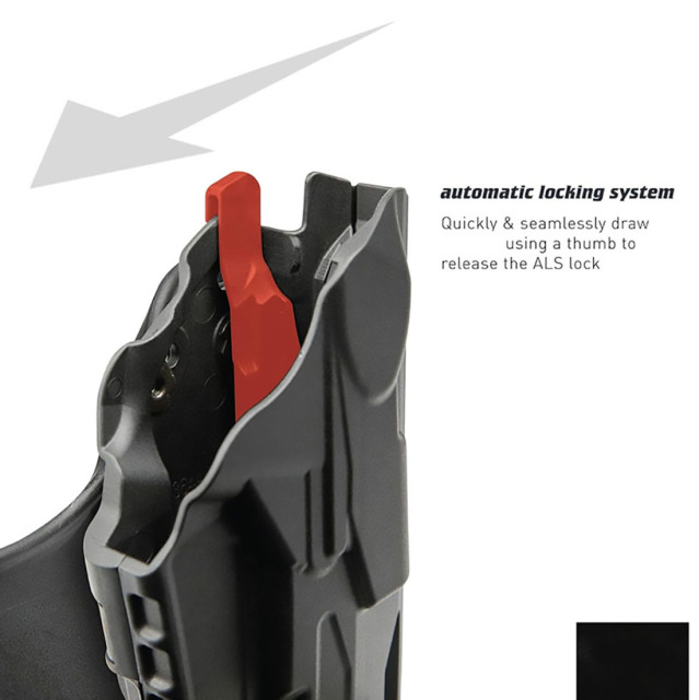 Kydex holster features excellent impact resistance heat resistance It adopts a lightweight design to ensure comfortable while its low-profile carry enhances practicality adaptability for tactical need