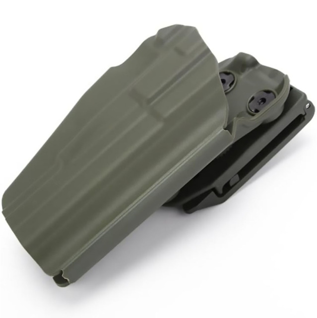 It features universal belt fastening for Tactical Kydex Holster quick tightening release with durable materials ensuring long service life an ideal choice for tactical equipment enthusiasts who pursue
