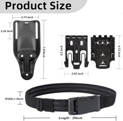 Kydex Holster is specially designed for hunting outdoor sports adopt high-quality polymer material combined with a lightweight structure provides reliable protection while ensuring comfortable wearing