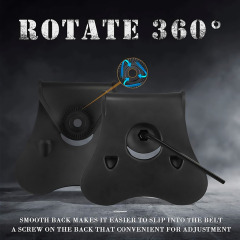 This tactical holster is specially designed for outdoor activities shooting tactical hunting scenarios It is durable wear-resistant and features a stylish and distinctive design Tactical Kydex Holster