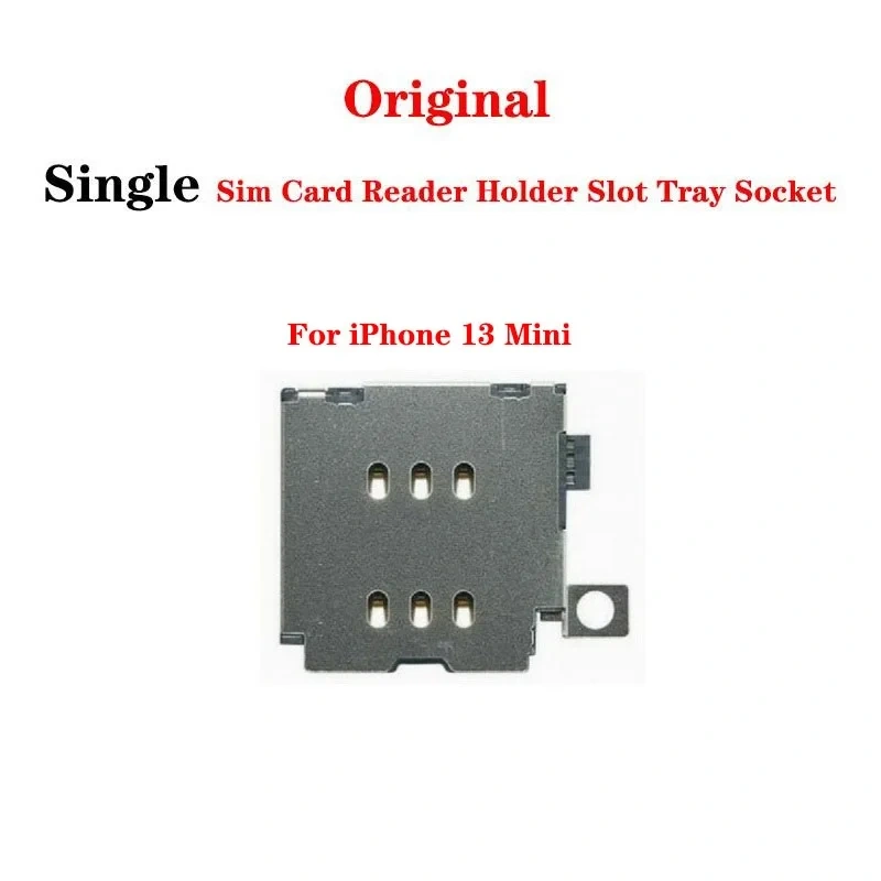 Sim Card Reader Holder Slot Tray Socket Flex Cable For iPhone X XR XS 11 12 13 14 Pro Max Mini Plus