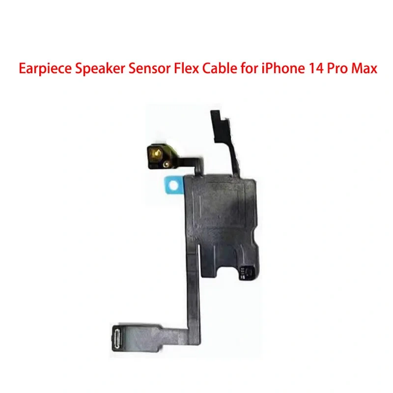 Original Earpiece Ear Speaker For iPhone 14 Pro Max Plus Sound Receiver Earphone Front Light Sensor Flex Cable