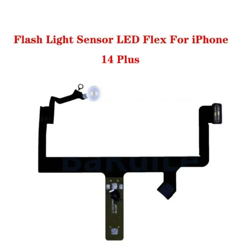 LED Flash Light FPC Sensor Flex Cable Repair Parts For iPhone 14 Plus Pro Max
